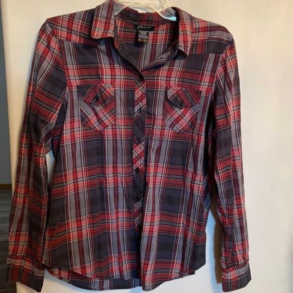 ⭐️JULES + JAMES PLAID LONG SLEEVE